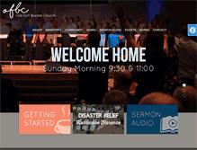 Tablet Screenshot of oldfortbaptist.org